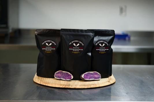 3 bags of the butcher's batch potato chips